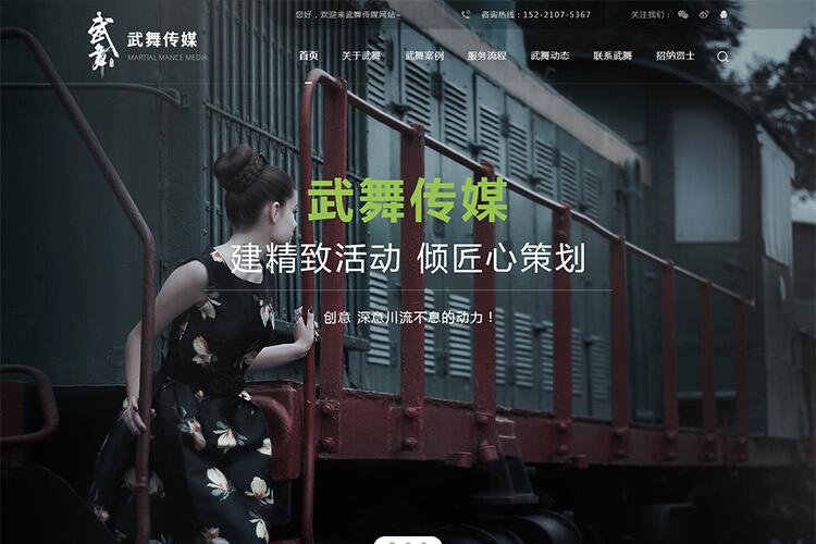 上海武舞文化—首页定制网站